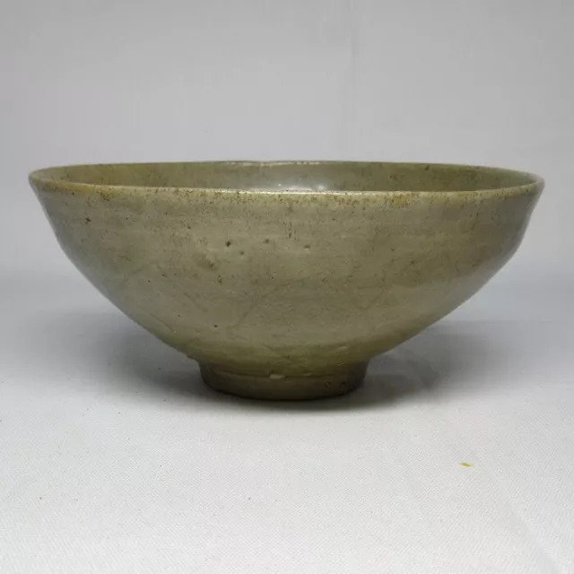 G0068: Real old Korean (Goryeo) celadon porcelain bowl with appropriate glaze