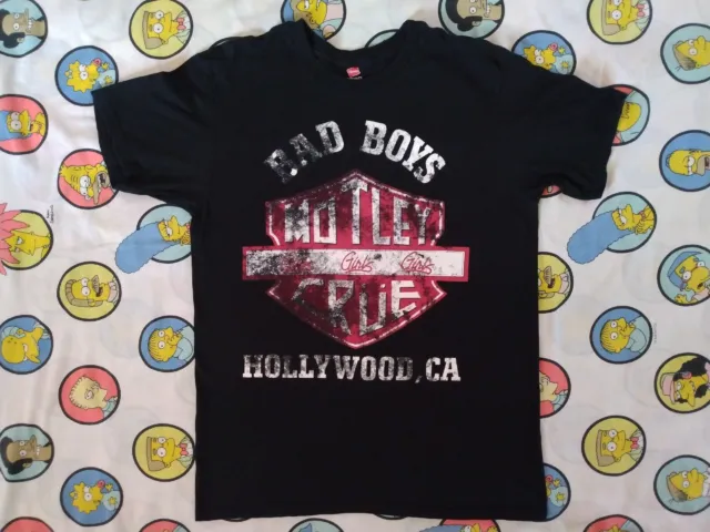 Motley Crue Shirt M Bad Boys Hollywood guns n roses Judas Priest Ozzy Dio Dokken