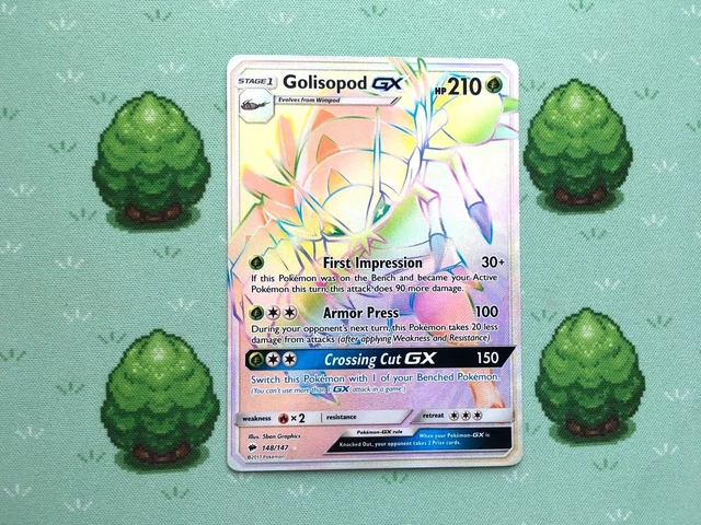 Pokemon - Golisopod GX - 148/147 - SM brennende Schatten - Geheimnis selten