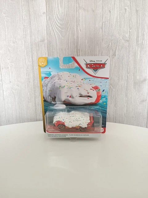 MATTEL DISNEY PIXAR Cars Cupcake Lightning McQueen 1:55 aus Metall neu ...
