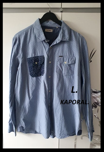 Chemise Femme Kaporal 5 à Carreaux Rouge Et Bleu – Taille M – Coton – Occasion En Excellent état