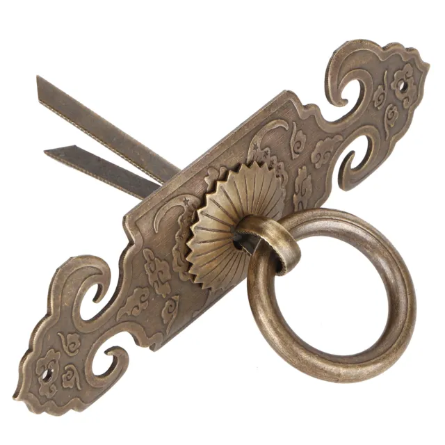 2 Sets Bat‑Shaped Handle Copper Antique Decorative Drawer Door Handle Knob AU
