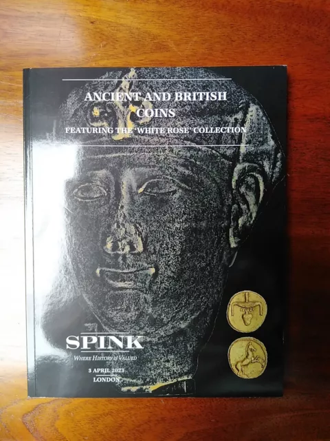 SPINK Catalogue 3 April 2023. Ancient and British Coins. Nectabebo II GOLD COIN.