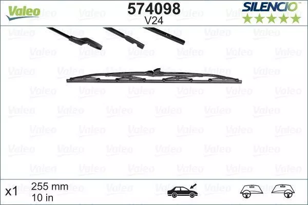 Citroën 2 CV Wiper Blade 63-90 (574098) OEM Valeo