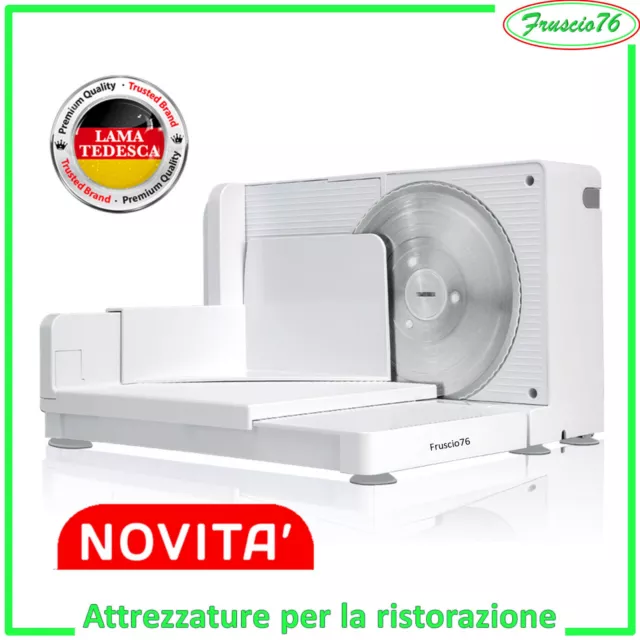 AFFETTATRICE Elettrica RGV PIEGHEVOLE da per Casa Ausonia Smarty lama Acciaio 17