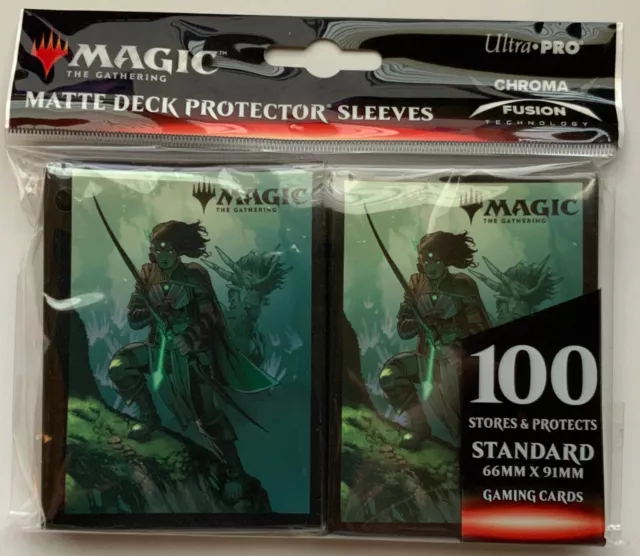 Ultra Pro 100 Magic Standard Deck Protector Ikoria v2 Vivien MTG Sleeves