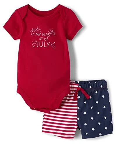 Baby Playwear Sets, My First Fourth of July, Preemie