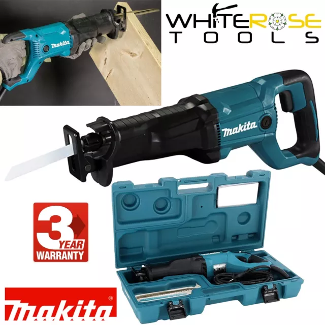 Makita Reciprocating Saw 1200W Sabre Recip in Carry Case JR3051TK 240V