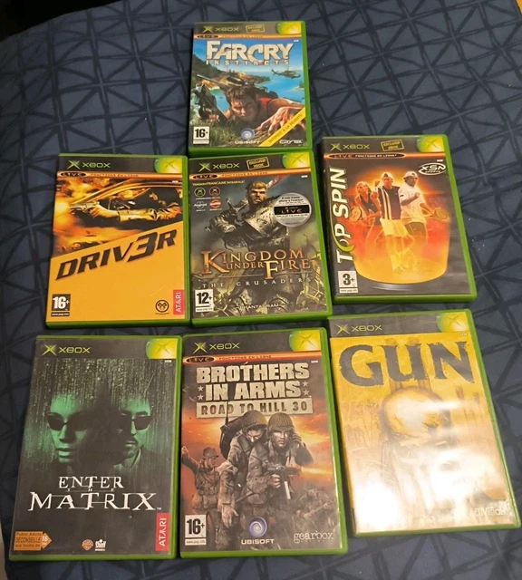 Lot de 4 jeux Microsoft Xbox fat original 1ère