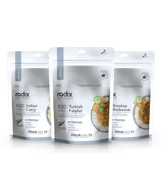 Radix Ultra Meals v8.0 - Instant Rice Survival Food - High Protein, Super Foods