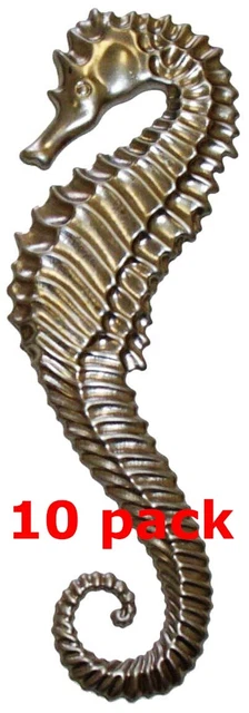 Metal Stampings Large Seahorses Marine Fish Creatures STEEL .020" Thickness SE14