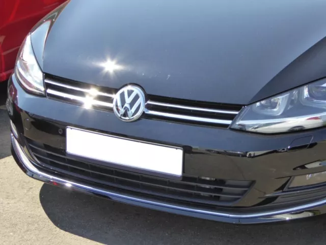 Chromstreben für VW Golf 7 VII Kühlergrill Chrom Tuning Volkswagen auch Facelift