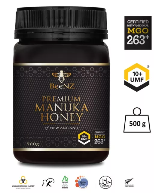 SPARPREIS Manuka Honig 250+ BeeNZ | MGO263 mg/kg | UMF™10+ | 500g