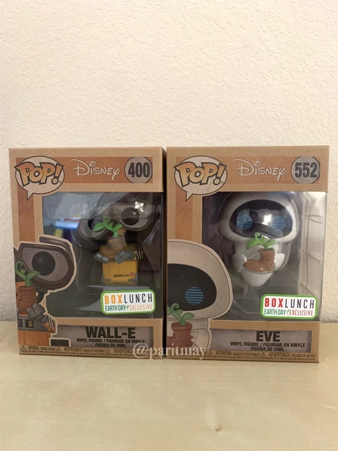 Funk Pop Disney Wall-E 400 & Eve 552 Earth Day Box-Déjeuner Exclusif