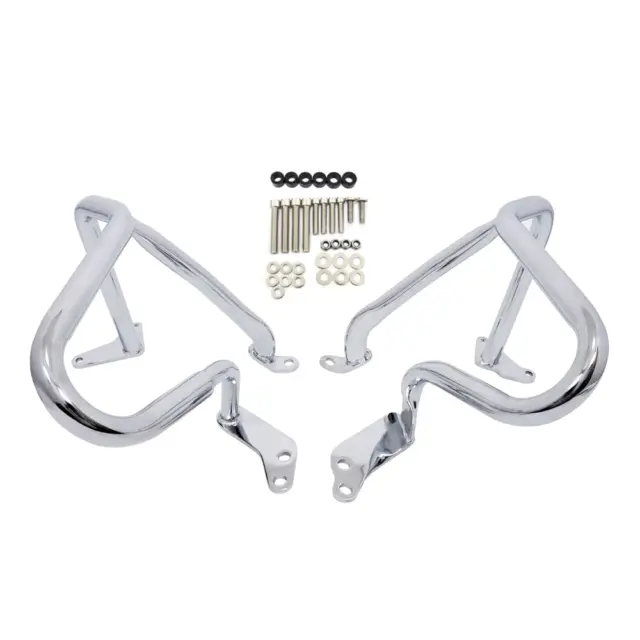Front Engine Guard Highway Crash Bars Protector For BMW R1250RT 2018-2022 Chrome