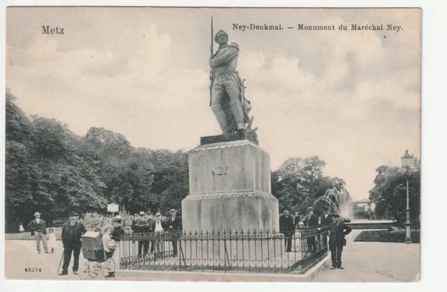 METZ - Moselle - CPA 57 - Monument du Marechal Ney