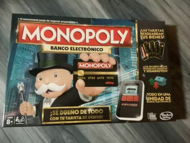 MONOPOLY ÉLECTRONIQUE AVEC banque électronique Monopoly Electronic Banking  EUR 35,00 - PicClick FR
