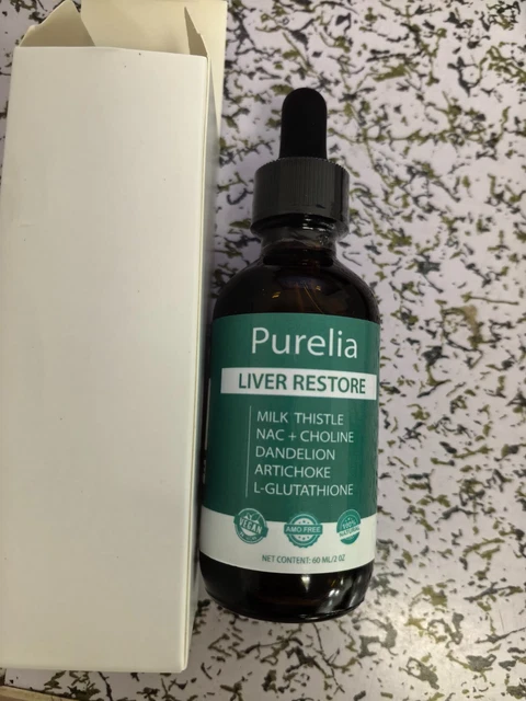 2PC PURELIA LIVER Restore Drops - Complete Liver Detox Support ...