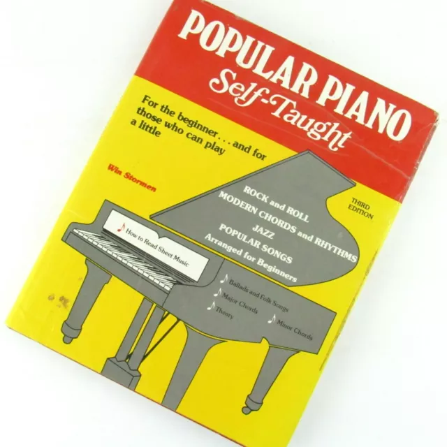 Popular Piano Self Taught Beginner Songbook Music Reading Chords Jazz Stormen