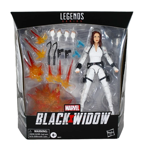 HASBRO MARVEL LEGENDS Deluxe Black Widow in White Suit Action Figure 