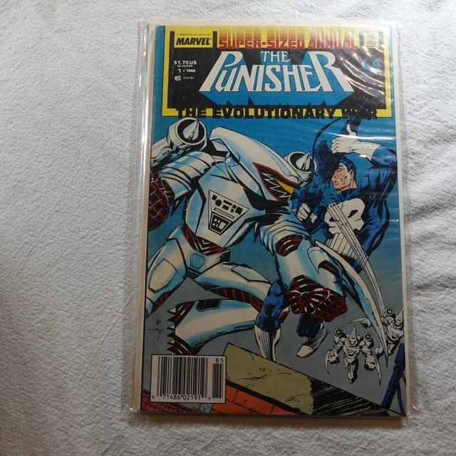 The Punisher Annual Evolutionary War Issue 1 Marvel Comic Book