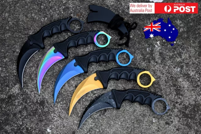 Claw Karambit Knife-tactical Survival knife-hunting and camping knife-Neck knife