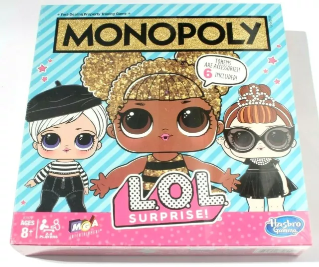 Monopoly LOL Surprise! Board Game - L.O.L. Surprise Hasbro Gaming