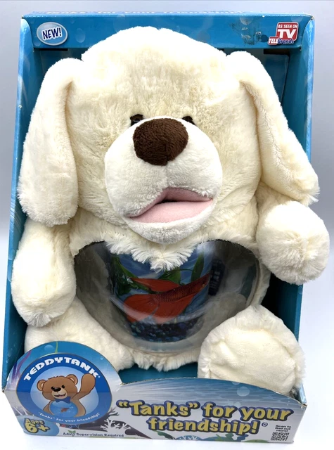 As Seen on TV Teddy Tank Cute Dog TANKS FOR YOUR FRIENDSHIP! Fish Tank Doggie