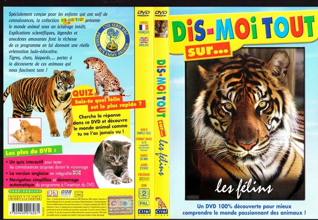 DVD Dis-moi tout sur les felins | Documentaire | Lemaus