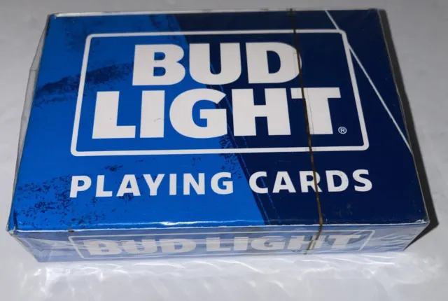 NEW Bud Light Beer Playing Cards POKER Budweiser Anheuser Busch Standard Deck