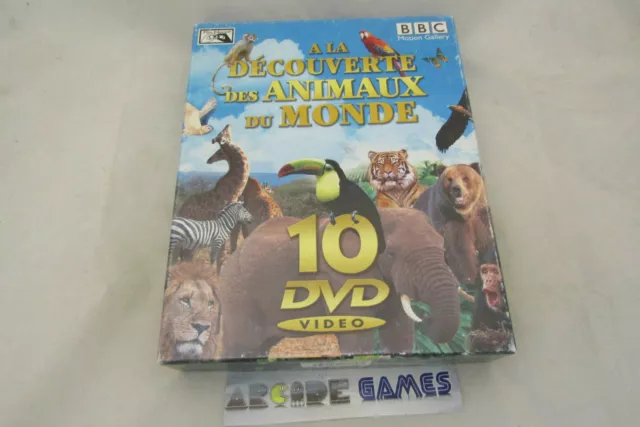 LOT COFFRET 10 DVD A LA DECOUVERTE DES ANIMAUX DU MONDE (vendeur pro)