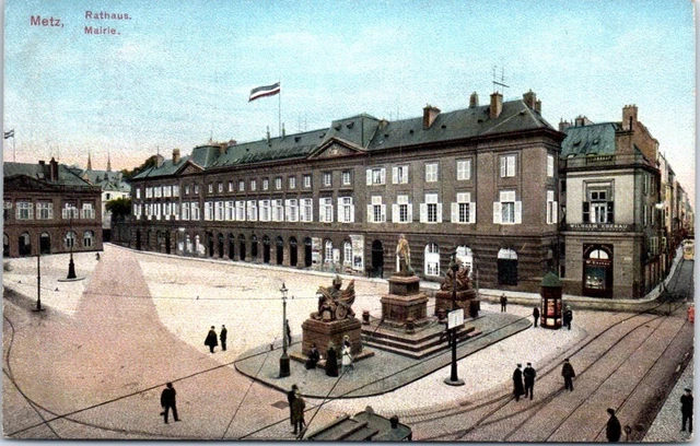 57 METZ - vue d'ensemble de la mairie.