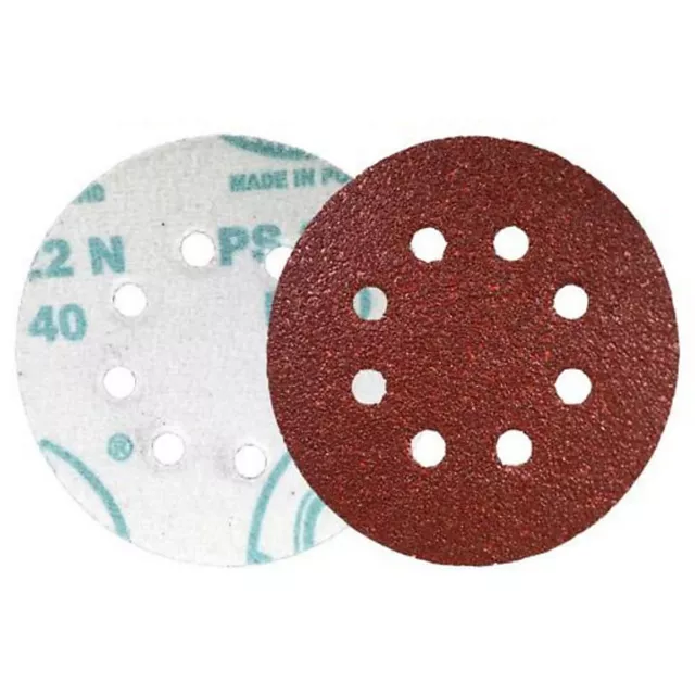 125mm Sanding Discs | Sandpaper 5" KLINGSPOR 8 Hole Pads 36 - 600 GRIT 3