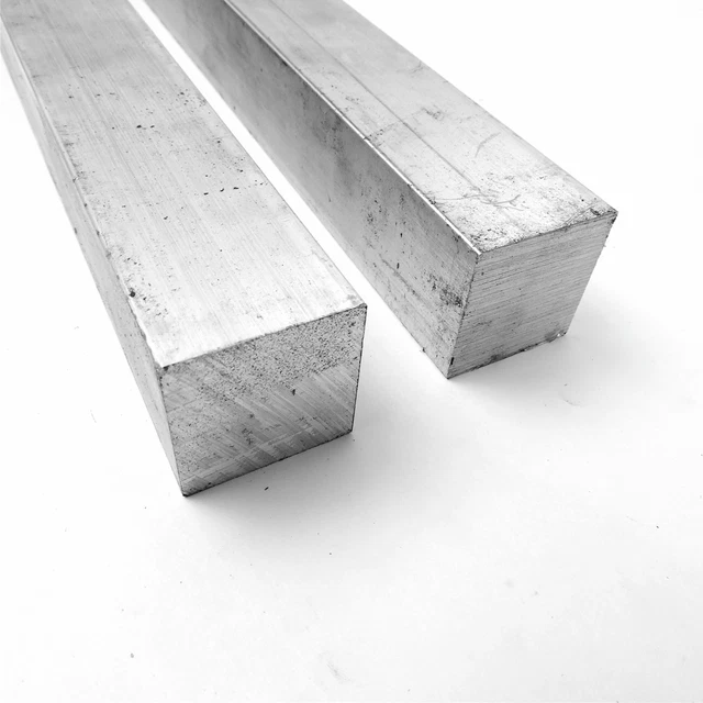 1.625" Aluminum  6061 SQUARE Solid  FLAT BAR 19.875" Long  Pieces 2 sku M501