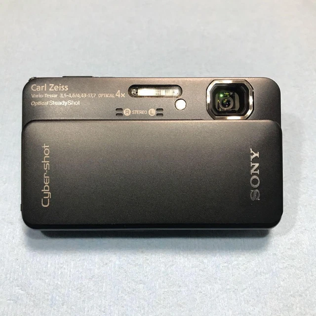 Sony Cyber-shot DSC-TX10 Digital Camera 19MB 16.2MP Waterproof Slim Body Black