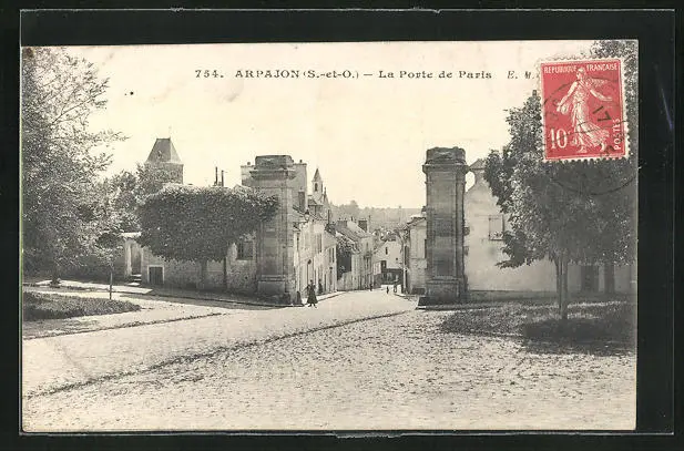 CPA Arpajon, La Porte de Paris