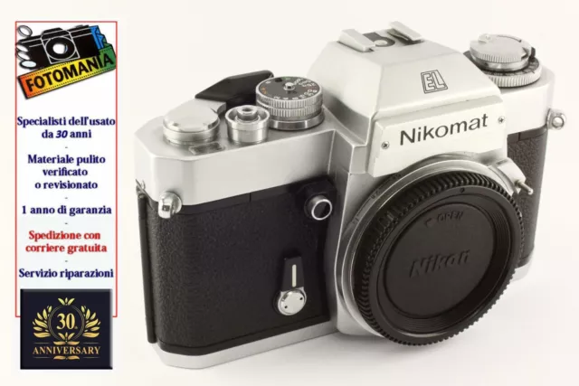 Nikkormat EL eccellente, garanzia 12 mesi