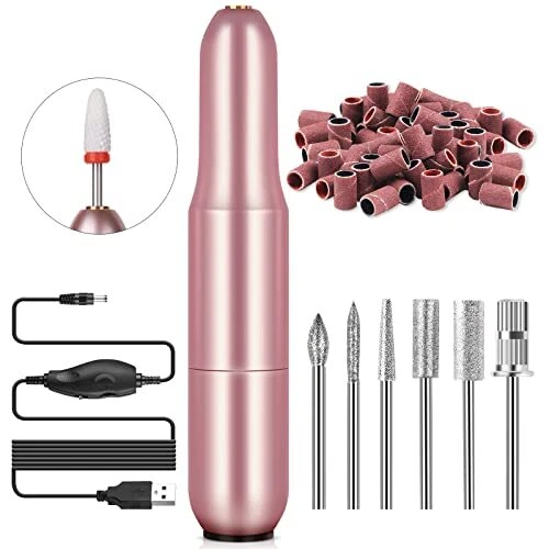 Taladro de uñas eléctrico Saviland - lima de uñas eléctrica taladro de uñas profesional...