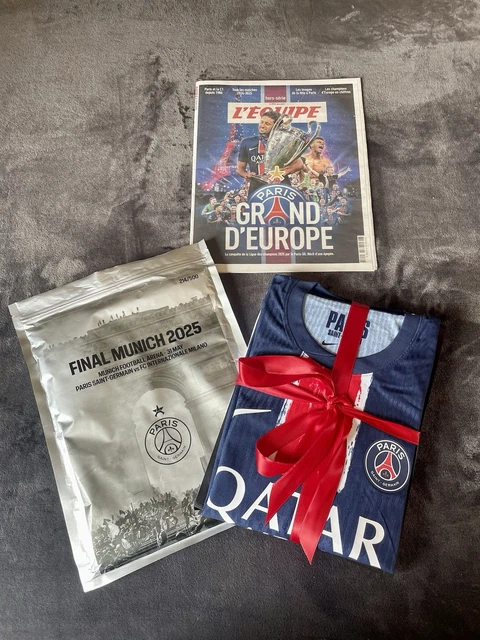 Kit Enfant PSG Domicile Champions d'Europe 2025 Collector | ELITE – ELITE FANSTORE