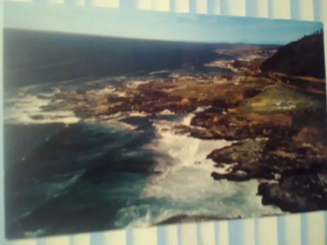Vintage Post Card From North  Cape Perpetua  Oregon Coast Seaside Oregon