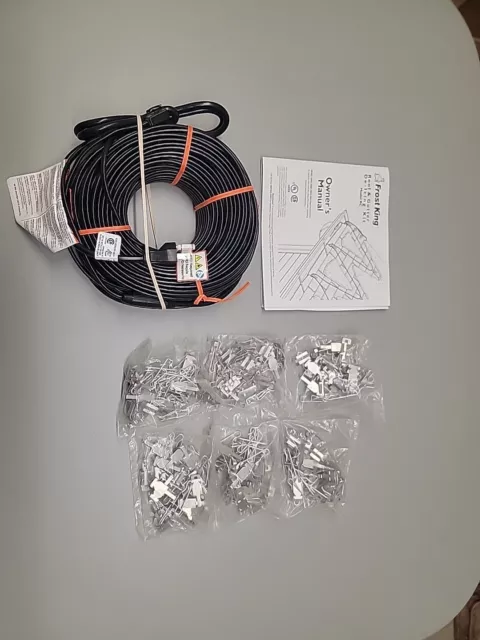 Roof De Icing Cable Frost King RC200 Gutter Cable Kits, 120V x 1000W x 200Ft