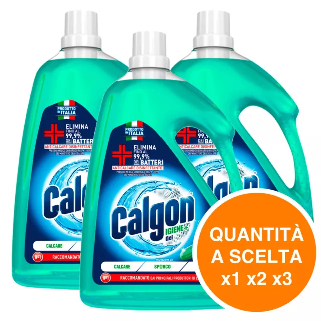 CALGON IGIENE+ GEL Additivo Liquido Per Lavatrice Contro Sporco Calcare e  Odori EUR 23,59 - PicClick IT