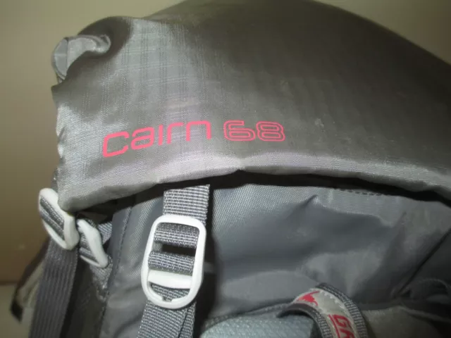 GREGORY CAIRN 68 - Small,  Women's Backpack,  Magnetic Grey w/ Rain Cover - NICE 3