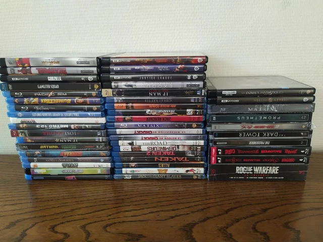 Lot 50 Blu-ray 4K et Blu-ray,  Marvel, DC, Horreur, Steelbook, Coffrets, TBE.