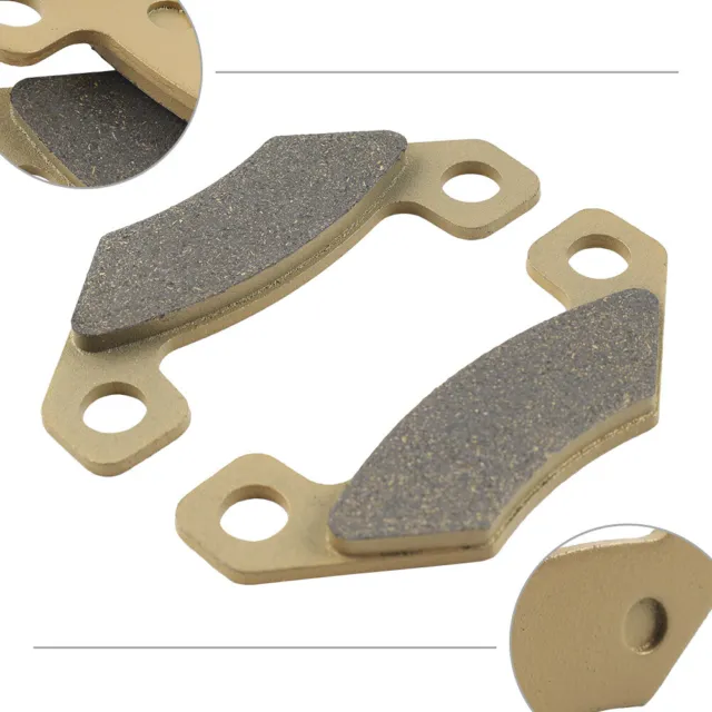 2pc Champagne Gold Brake Pads Fit For For JOHN DEERE Gator HPX 4x4