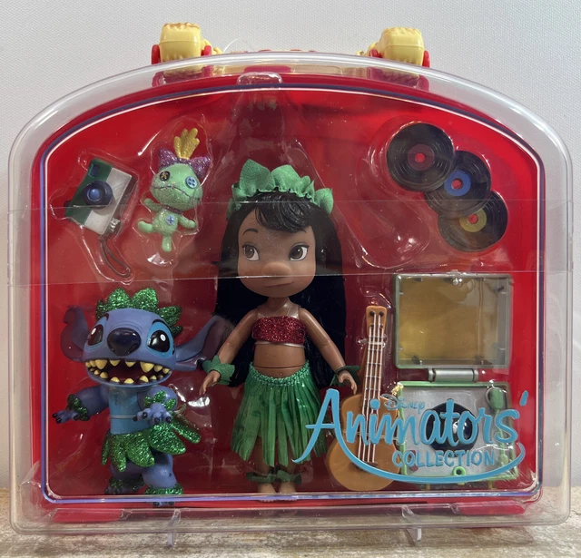 DISNEY STORE ANIMATORS' Collection Lilo & Stitch Mini Doll Play Set 5