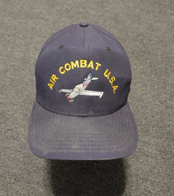 Vintage New Era Pro Model Snapback Hat Cap Air Combat U.S.A - MADE IN USA