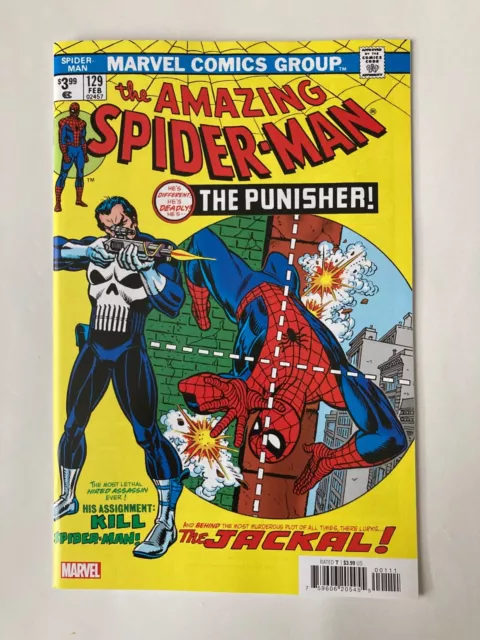 Amazing Spider-Man #129 (2023) Facsimile Ed | 1st Punisher App  BRAND NEW NM/NM+