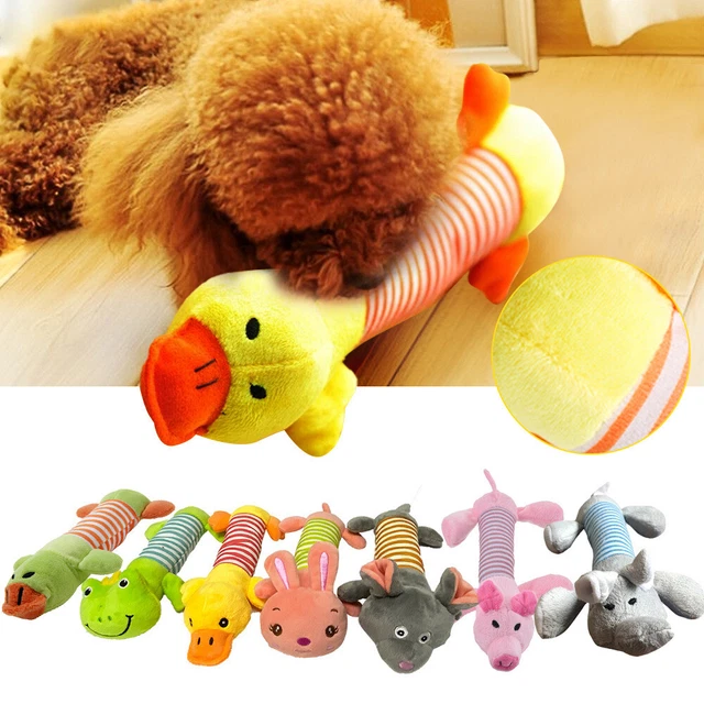 1x Hundespielzeug Quietscher Hund Spielzeug Plüsch Kauspielzeug Welpen Kauen Toy