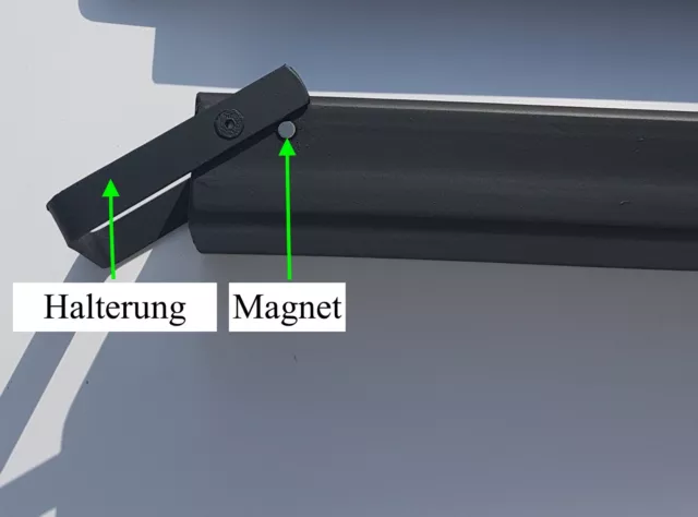 Gabelverlängerung 160 cm / 1,60 m lang für Gabelstapler mit Magnethalterung